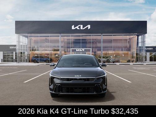 Gray 2026 Kia K4 GT-Line Turbo