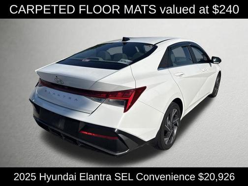 White 2025 Hyundai ELANTRA SEL Convenience