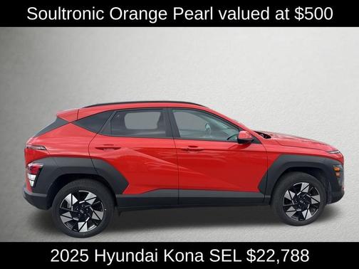Orange Pearl 2025 Hyundai KONA SEL