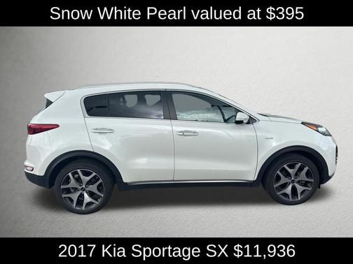 Snow White Pearl 2017 Kia Sportage SX Turbo