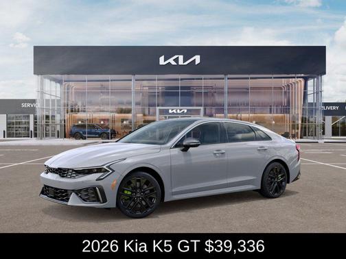 Wolf Gray 2026 Kia K5 GT