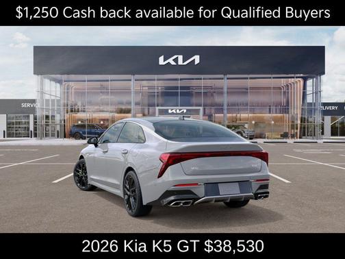 Wolf Gray 2026 Kia K5 GT