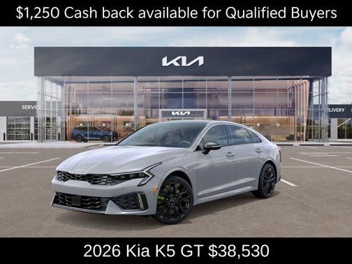 Wolf Gray 2026 Kia K5 GT