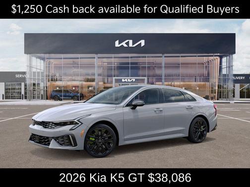 Wolf Gray 2026 Kia K5 GT