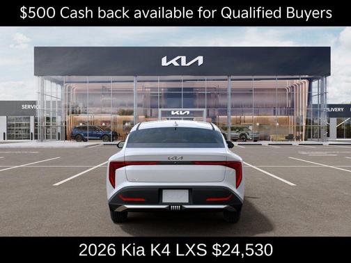 Snow White Pearl 2026 Kia K4 LXS