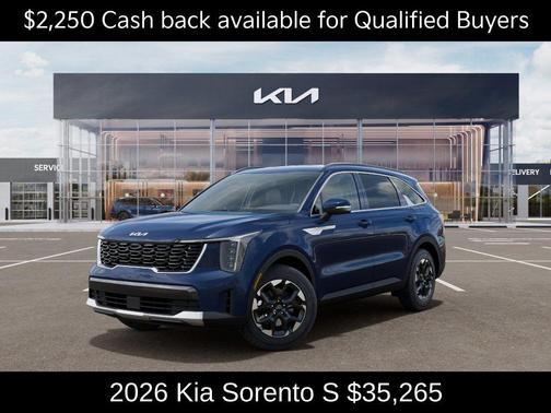 Midnight Black 2026 Kia Sorento S