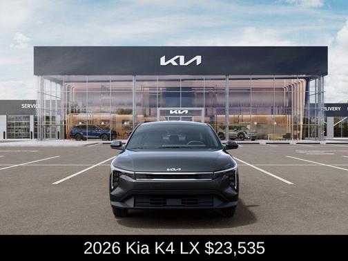 Gray 2026 Kia K4 LX