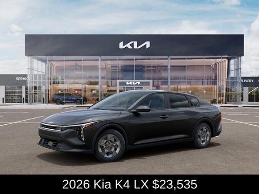 Gray 2026 Kia K4 LX