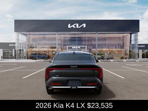 Gray 2026 Kia K4 LX