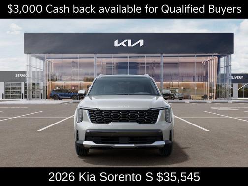 Ivory Silver 2026 Kia Sorento S