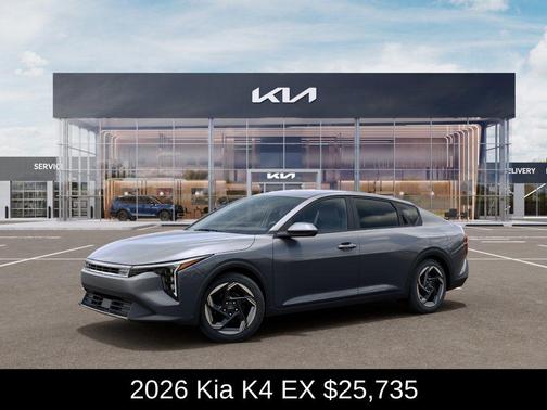 Steel Gray 2026 Kia K4 EX