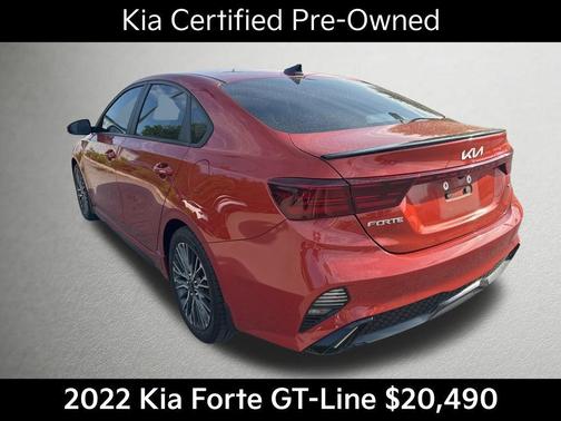 Fire Orange 2022 Kia Forte GT-Line