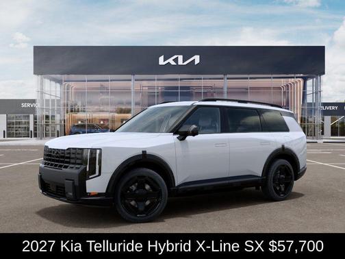 Glacial White Pearl 2027 Kia Telluride SX