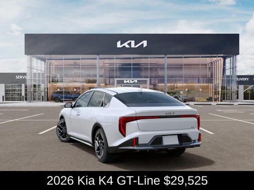 Snow White Pearl 2026 Kia K4 GT-Line