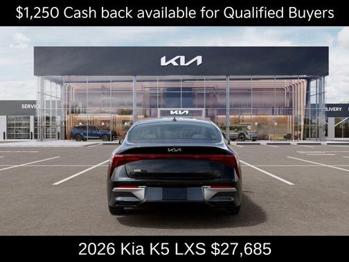 Aurora Black Pearl 2026 Kia K5 LXS