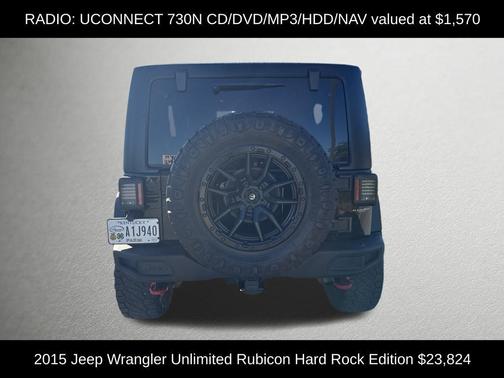 Black Clearcoat 2015 Jeep Wrangler Unlimited Rubicon
