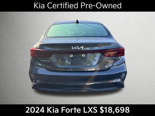 Gravity Gray 2024 Kia Forte LXS