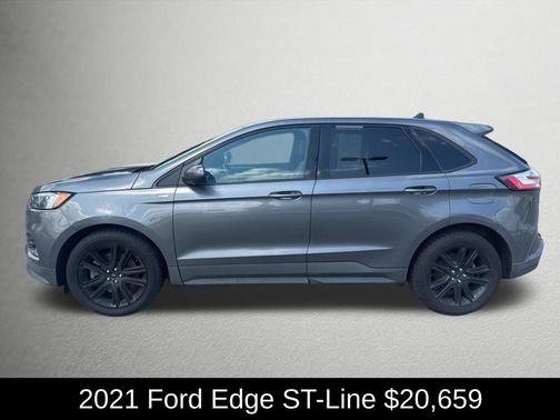 Gray Metallic 2021 Ford Edge ST Line