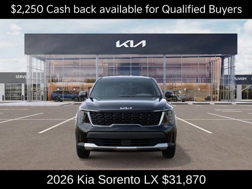 Ebony Black 2026 Kia Sorento LX