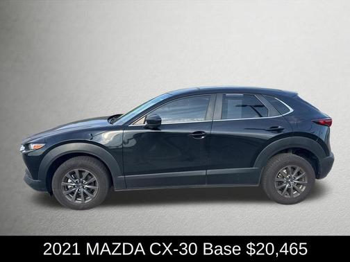 Jet Black Mica 2021 Mazda CX-30 Base