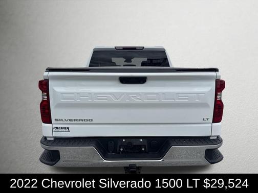 Summit White 2022 Chevrolet Silverado 1500 LT