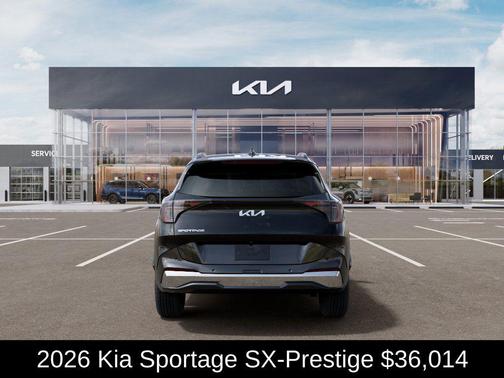 Ebony Black 2026 Kia Sportage SX-Prestige