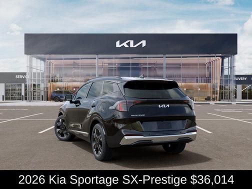 Ebony Black 2026 Kia Sportage SX-Prestige