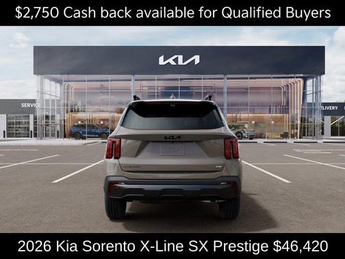 Brown 2026 Kia Sorento X-Line SX Prestige