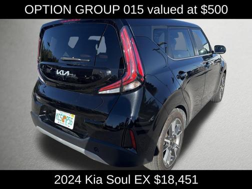 Fusion Orange 2024 Kia Soul EX
