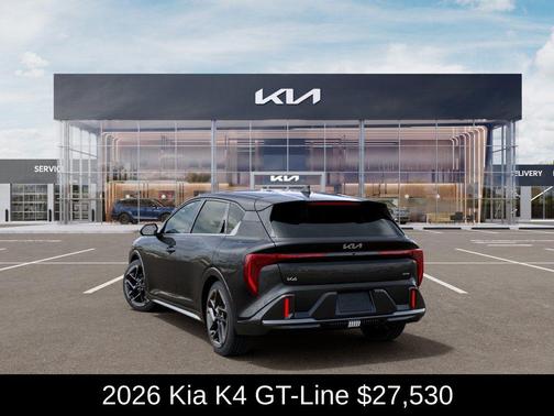 Gray 2026 Kia K4 GT-Line