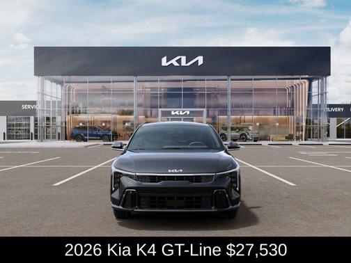 Gray 2026 Kia K4 GT-Line