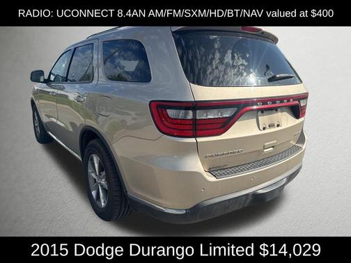 Sandstone Pearlcoat 2015 Dodge Durango Limited