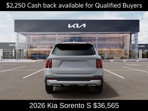 Wolf Gray 2026 Kia Sorento S