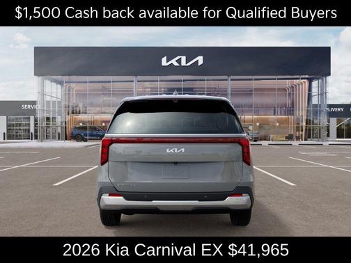 Ceramic Silver 2026 Kia Carnival EX