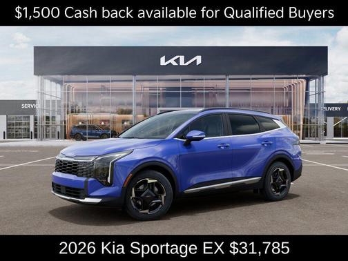 Blue 2026 Kia Sportage EX