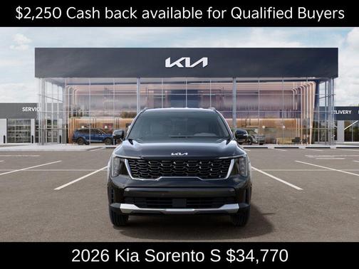 Ebony Black 2026 Kia Sorento S