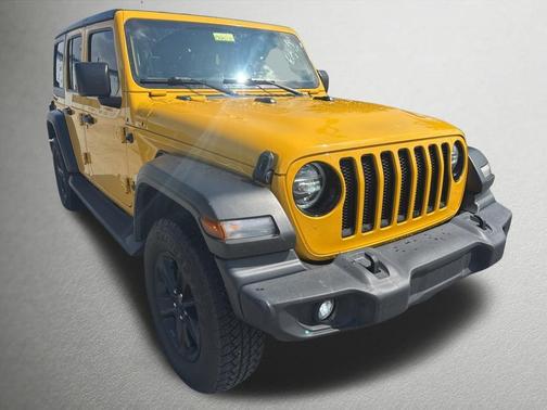 Baja Yellow Clearcoat 2021 Jeep Wrangler Unlimited Sport Altitude