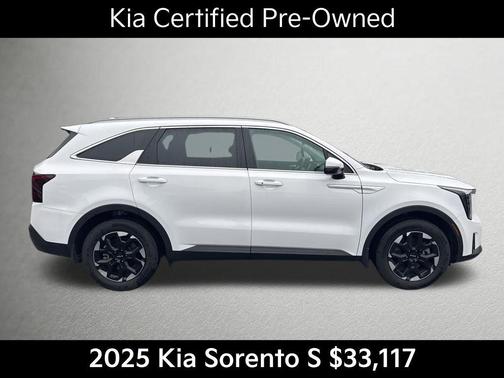 Glacial White Pearl 2025 Kia Sorento S