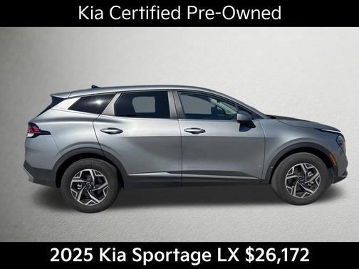 Steel Gray 2025 Kia Sportage LX