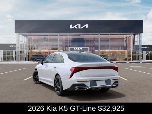 Snow White Pearl 2026 Kia K5 GT-Line