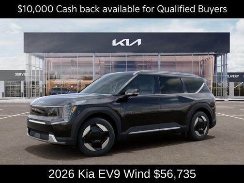 Ebony Black 2026 Kia EV9 Wind