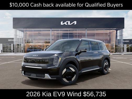 Ebony Black 2026 Kia EV9 Wind