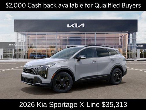 Wolf Gray 2026 Kia Sportage X-Line