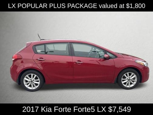 Crimson Red 2017 Kia Forte LX