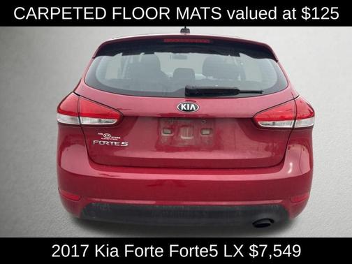Crimson Red 2017 Kia Forte LX