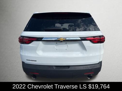 Summit White 2022 Chevrolet Traverse LS