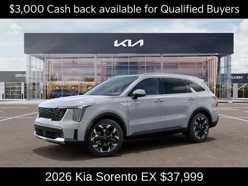 Wolf Gray 2026 Kia Sorento EX