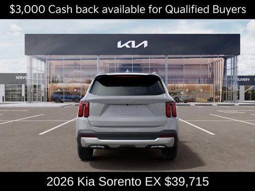 Wolf Gray 2026 Kia Sorento EX