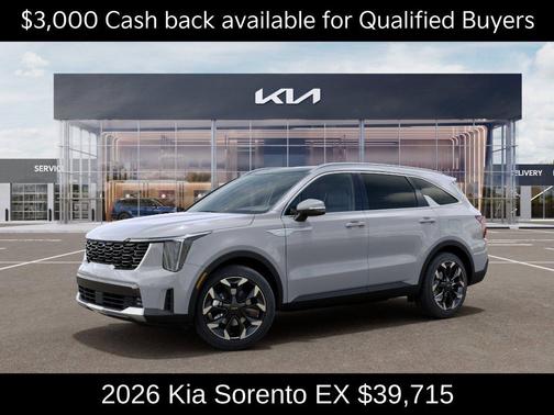 Wolf Gray 2026 Kia Sorento EX