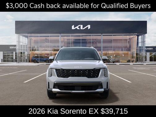 Wolf Gray 2026 Kia Sorento EX